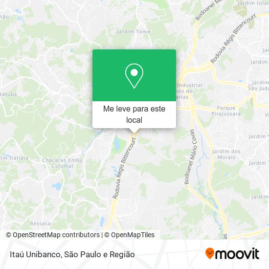 Itaú Unibanco mapa