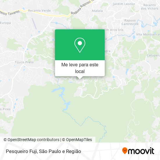 Pesqueiro Fuji mapa