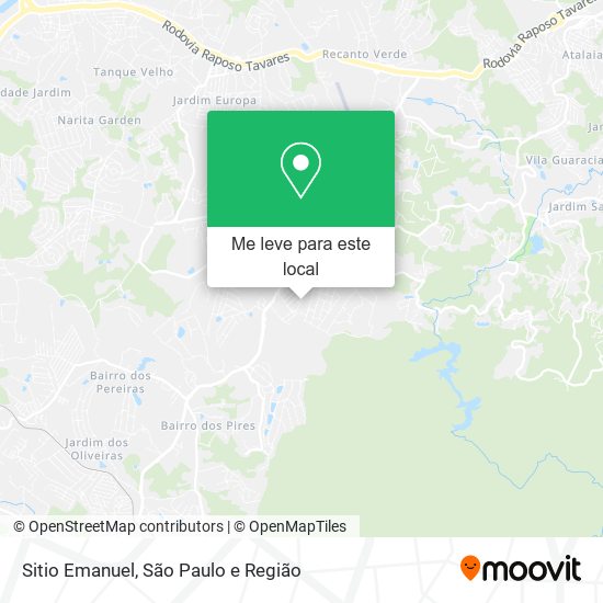 Sitio Emanuel mapa