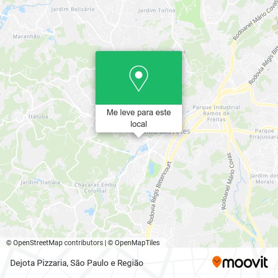 Dejota Pizzaria mapa