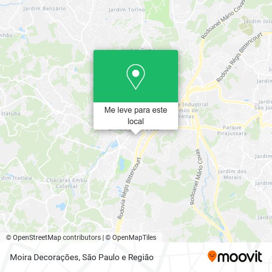Moira Decorações mapa