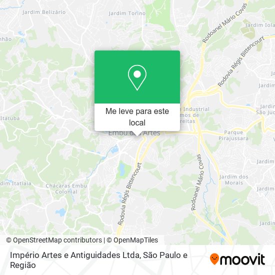 Império Artes e Antiguidades Ltda mapa