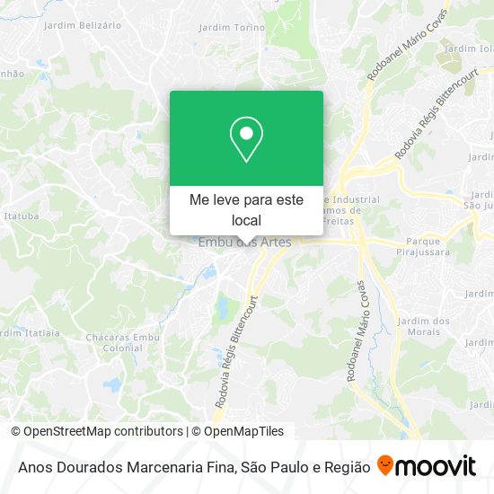 Anos Dourados Marcenaria Fina mapa