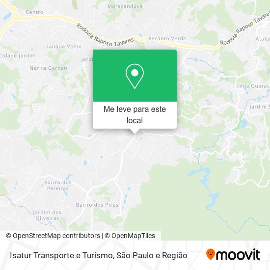 Isatur Transporte e Turismo mapa