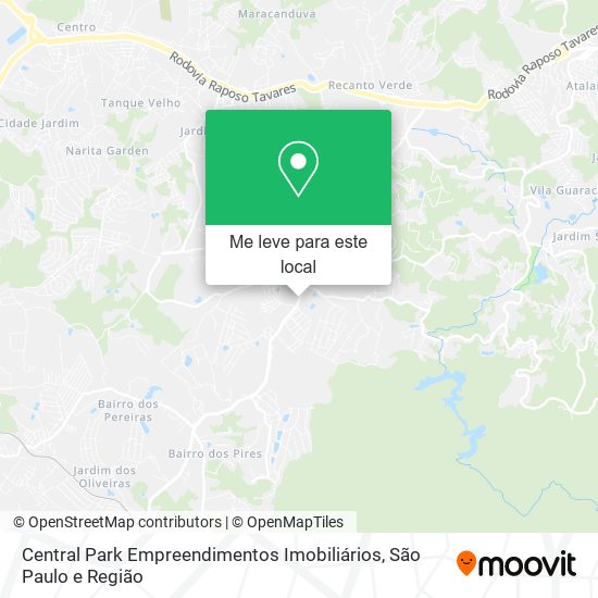 Central Park Empreendimentos Imobiliários mapa