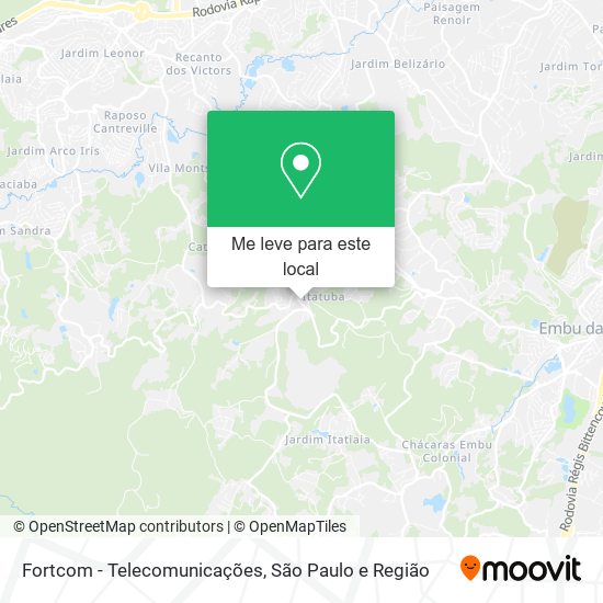 Fortcom - Telecomunicações mapa