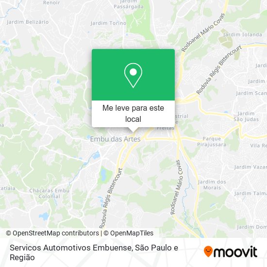 Servicos Automotivos Embuense mapa