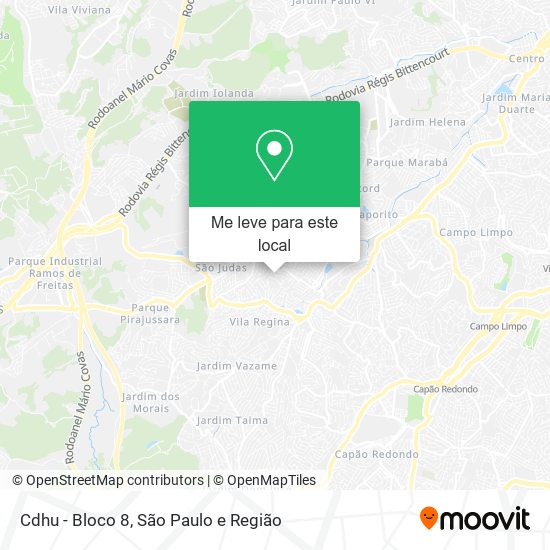 Cdhu - Bloco 8 mapa