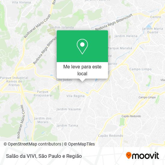 Salão da VIVI mapa