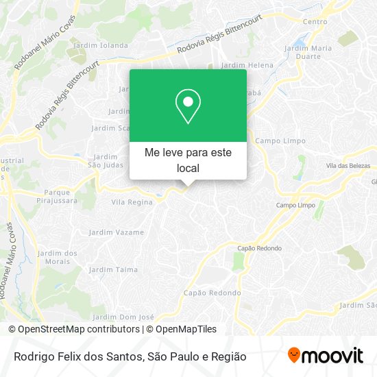 Rodrigo Felix dos Santos mapa
