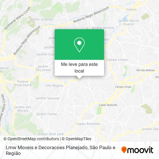 Lmw Moveis e Decoracoes Planejado mapa