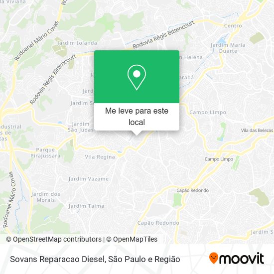 Sovans Reparacao Diesel mapa