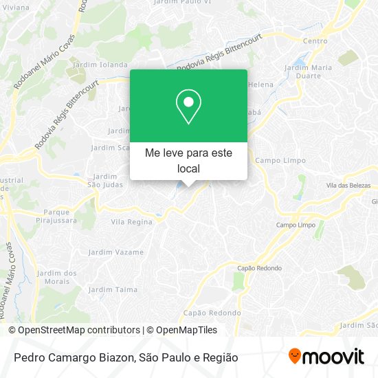 Pedro Camargo Biazon mapa