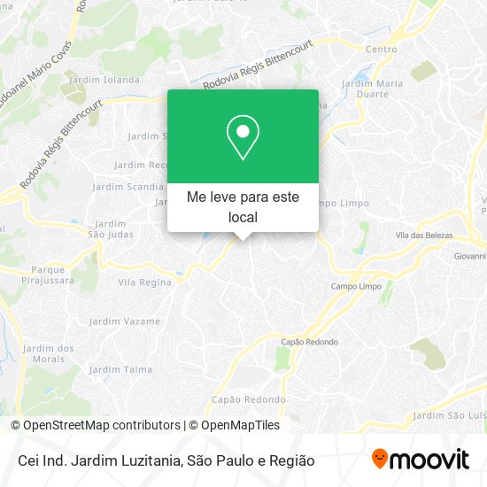 Cei Ind. Jardim Luzitania mapa