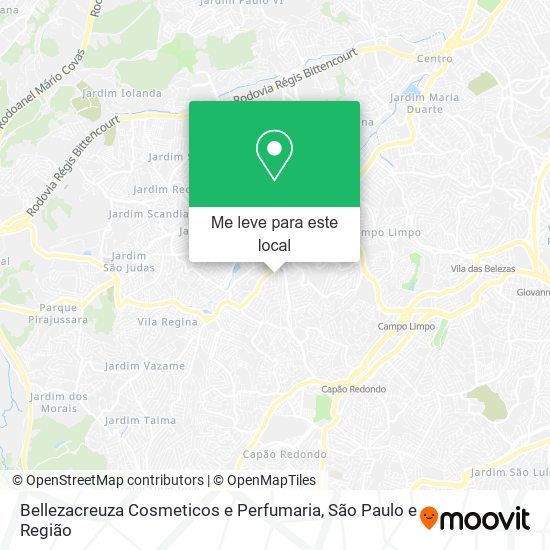 Bellezacreuza Cosmeticos e Perfumaria mapa