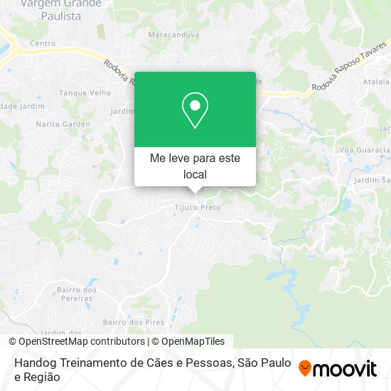 Handog Treinamento de Cães e Pessoas mapa