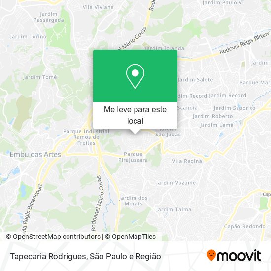 Tapecaria Rodrigues mapa