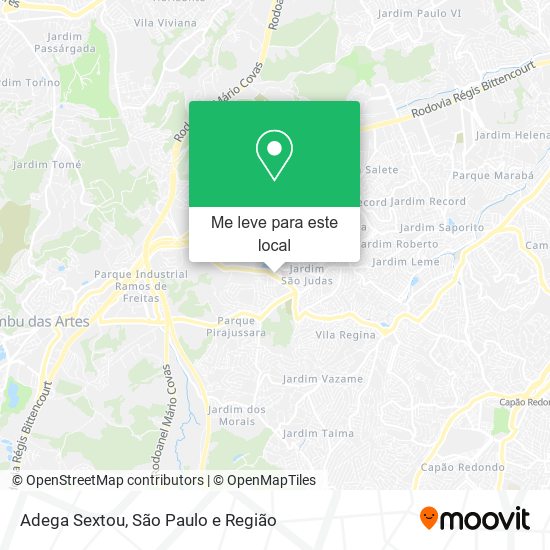 Adega Sextou mapa