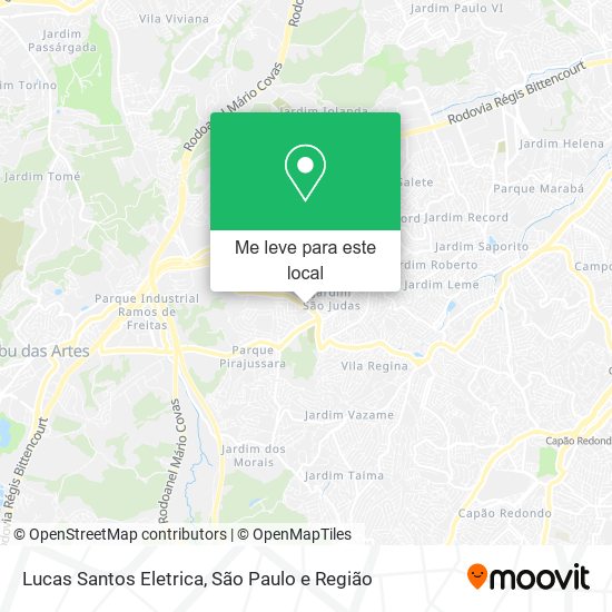 Lucas Santos Eletrica mapa
