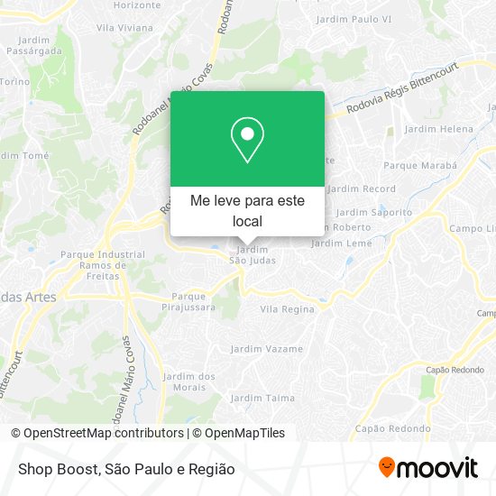 Shop Boost mapa