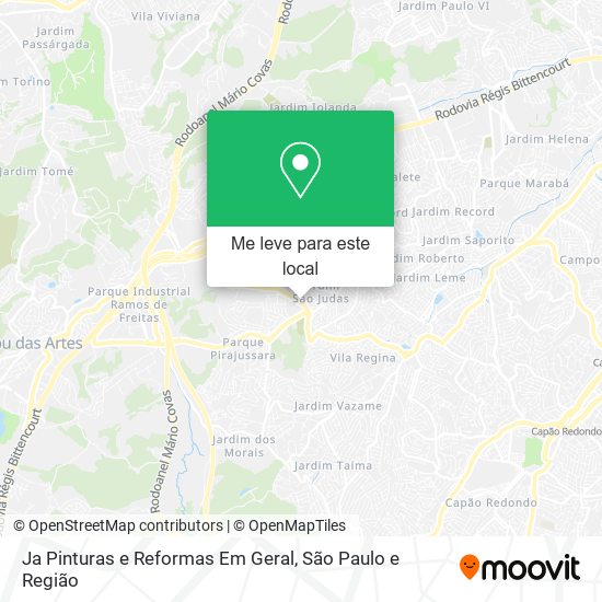 Ja Pinturas e Reformas Em Geral mapa