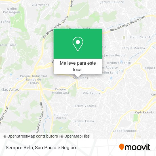 Sempre Bela mapa