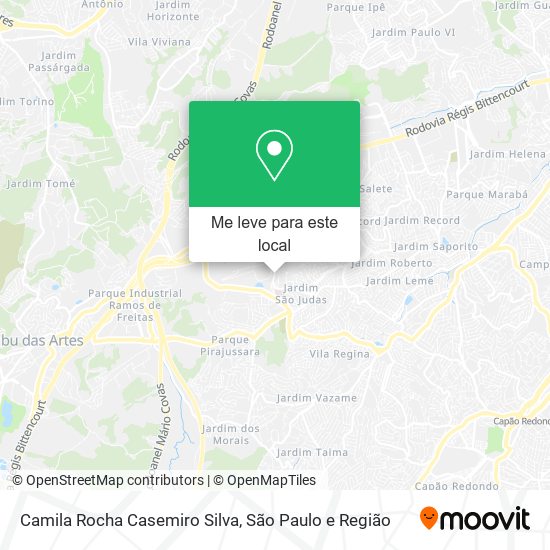 Camila Rocha Casemiro Silva mapa