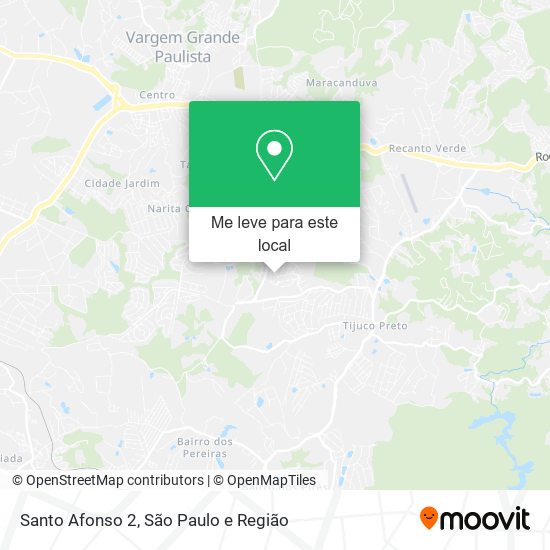 Santo Afonso 2 mapa