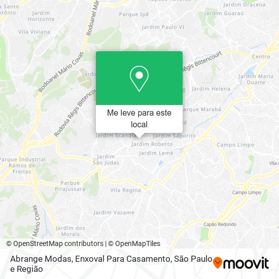 Abrange Modas, Enxoval Para Casamento mapa