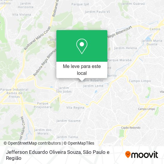 Jefferson Eduardo Oliveira Souza mapa