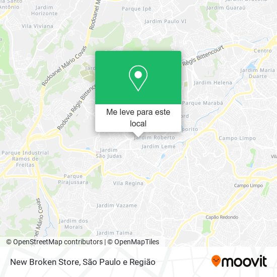 New Broken Store mapa
