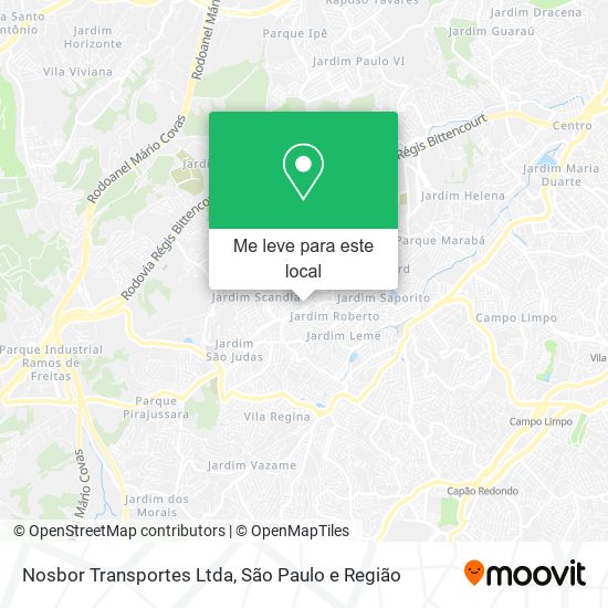 Nosbor Transportes Ltda mapa
