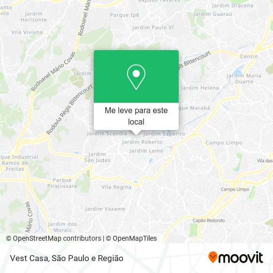 Vest Casa mapa