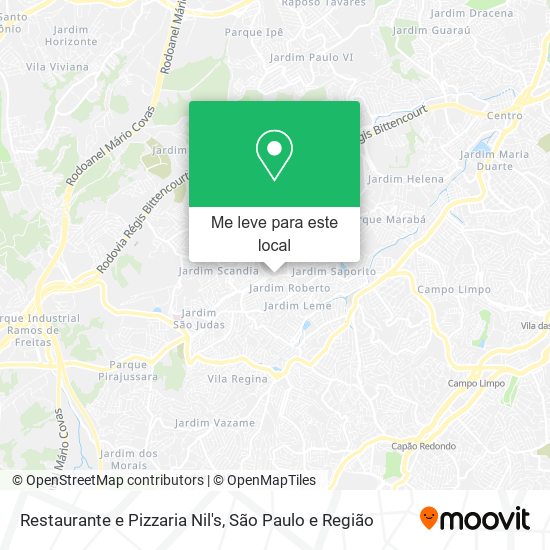Restaurante e Pizzaria Nil's mapa