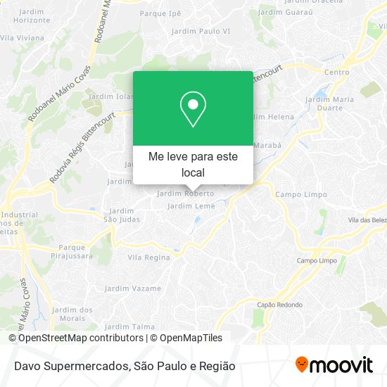 Davo Supermercados mapa