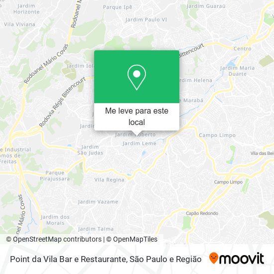 Point da Vila Bar e Restaurante mapa