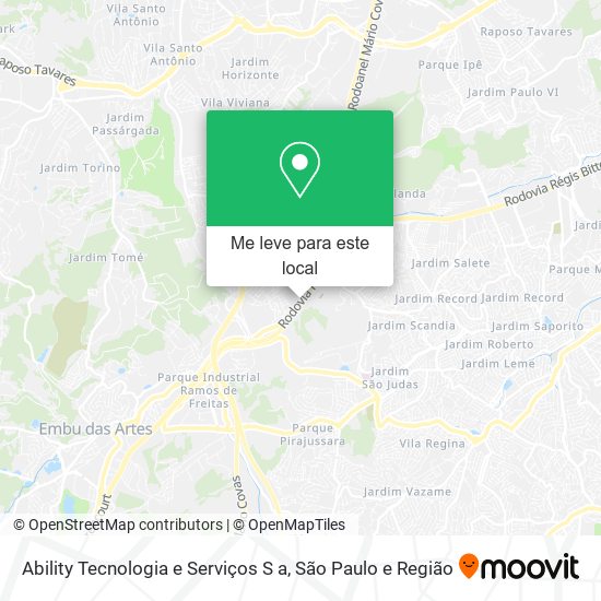 Ability Tecnologia e Serviços S a mapa