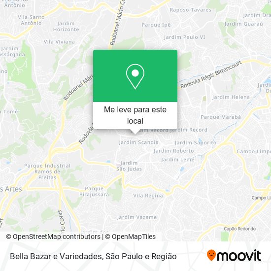 Bella Bazar e Variedades mapa