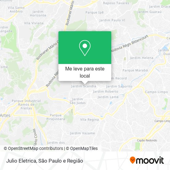 Julio Eletrica mapa