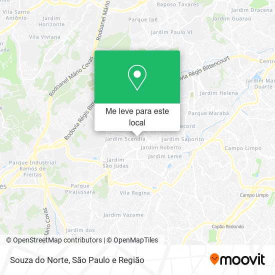 Souza do Norte mapa