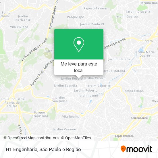 H1 Engenharia mapa