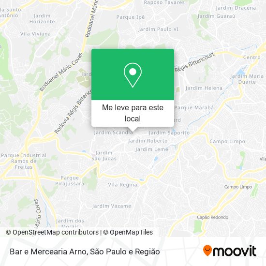 Bar e Mercearia Arno mapa