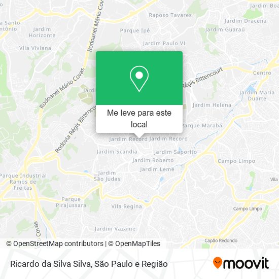 Ricardo da Silva Silva mapa