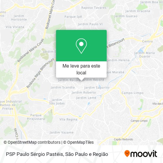 PSP Paulo Sérgio Pastéis mapa