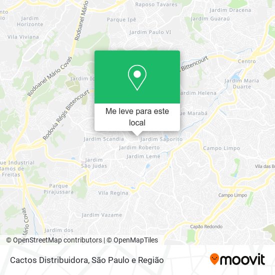 Cactos Distribuidora mapa