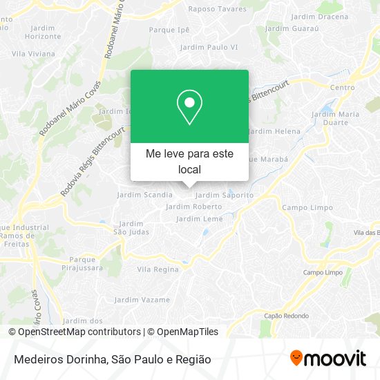 Medeiros Dorinha mapa