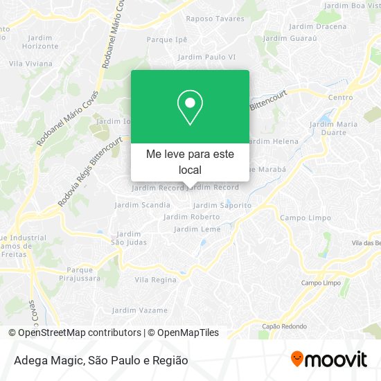 Adega Magic mapa