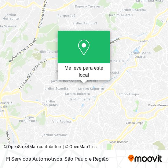 Fl Servicos Automotivos mapa