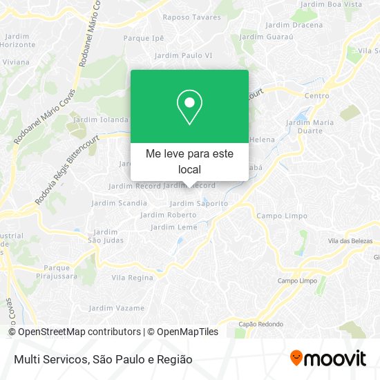 Multi Servicos mapa