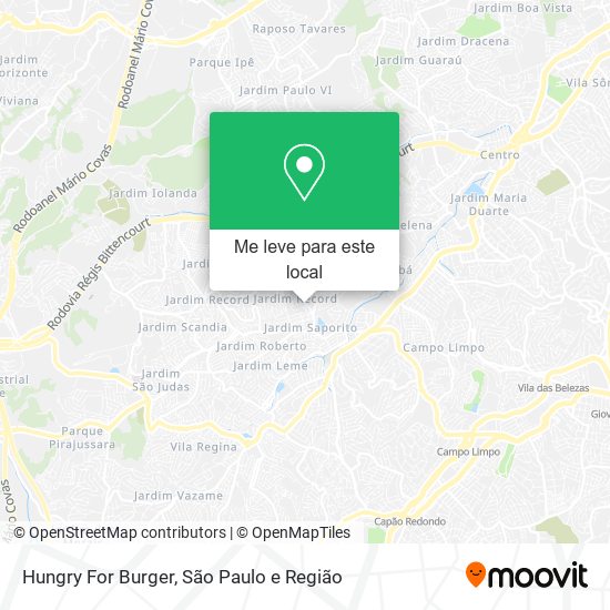 Hungry For Burger mapa